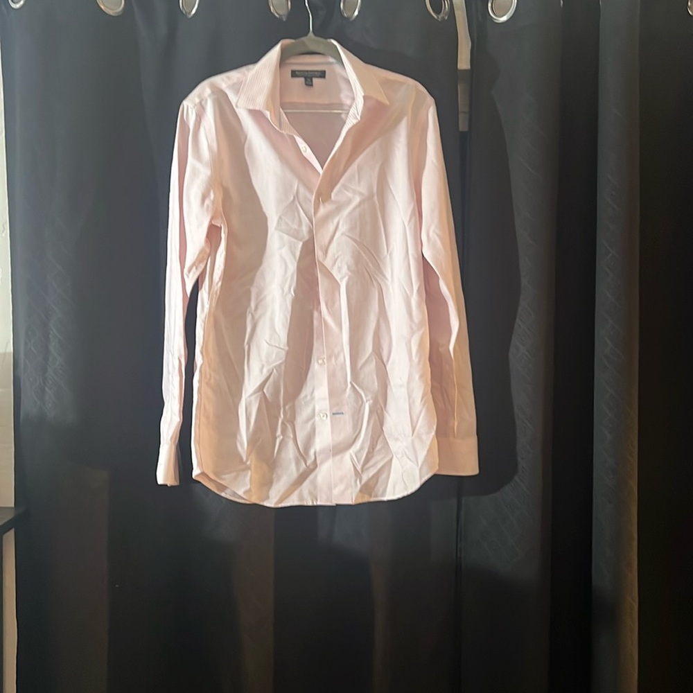 Banana Republic Men’s XS Pink Striped Button Down Long Sleeve Dress Shirt
